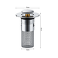 5 PCS Universal Pop-Up Sink Drain Stopper with Anti-Clog Filter Basket - Stainless Steel Hair Catcher & Anti-Odor Plug