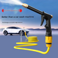 Yellow High-Pressure Car Wash Foam Gun & Hose Set - Adjustable Nozzle for Cleaning, Gardening & Pet Washing(5m)