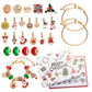 Golden 44-Piece Assorted Christmas Baubles Set with Elegant Designs in Wooden Gift Box - 3-6cm Decorative Ornaments for Tree, Home & Holiday Display