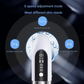White Hydro-Dermabrasion Blackhead Remover Vacuum - Rechargeable Pore Cleanser & Oxygen Infusion Device