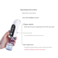 White Hydro-Dermabrasion Blackhead Remover Vacuum - Rechargeable Pore Cleanser & Oxygen Infusion Device