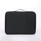Black 360° Protective Laptop & Tablet Sleeve with Accessory Organizer - Water-Repellent Carrying Case