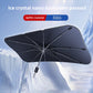 Snow Girl Foldable Car Windshield Sun Shade Umbrella - Ultimate UV & Heat Blocker for Interior Protection