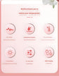 Multi-Functional Neck & Face Beauty Massager - Constant Heat, Ion Infusion & Sonic Vibration(pink)