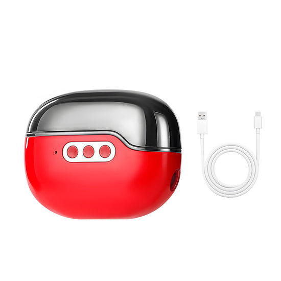 4-in-1 Electric Nail Care Device - Clipper, Grinder, Polisher & UV Sterilizer with Multiple Modes(red)