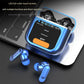 TWS Bluetooth Earbuds with 1.9 HD Touch Screen Case - ANC/ENC Noise Reduction(Champagne)"
