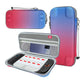 Portable Hard Shell Travel Case for Nintendo Switch/Switch Lite/OLED - Game Card Slots & Accessory Pocket(Gradient red and blue)