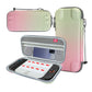 Portable Hard Shell Travel Case for Nintendo Switch/Switch Lite/OLED - Game Card Slots & Accessory Pocket(Gradient pink and green)
