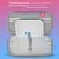 Portable Hard Shell Travel Case for Nintendo Switch/Switch Lite/OLED - Game Card Slots & Accessory Pocket(Gradient pink and green)
