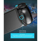 Portable Telescopic Mobile Game Controller - Bluetooth 5.0, iOS/Android/PC Compatible, 400mAh Battery(black)