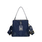 Elegant Textured Bucket Bag - Versatile Shoulder, Handheld & Crossbody Design(blue)