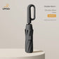 Automatic Open/Close Umbrella with UPF50+ Sun Protection - 10-Rib Windproof Design, Carabiner Handle(Black)