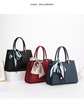 Fashionable Synthetic Leather Crossbody Bag with Detachable Scarf - Multiple Compartments for Daily Essentials(Wine Red)