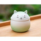 Artisan Ceramic Sealed Storage Jar with Animal Design - Airtight Tea Preservation & Decorative Accent(light green)