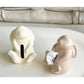 Artisan Ceramic Tissue Box Holder - Medium-High Fired Home Decor Organizer(silvery)