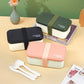 Eco - Friendly Lunch Box - Portable with Compartments(pink)