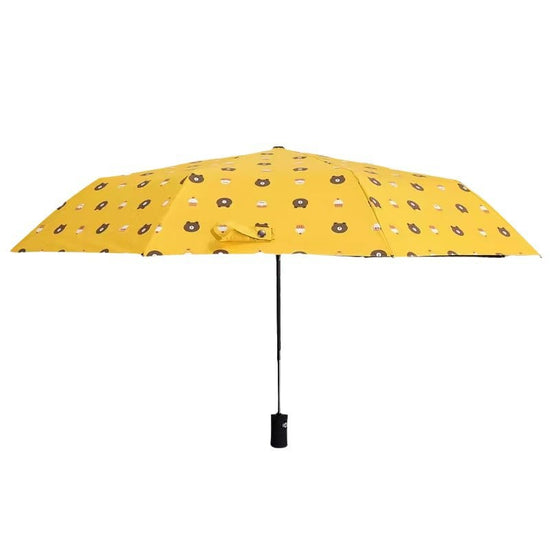 Auto Open/Close 8-Rib Sun & Rain Umbrella - 98cm UV Protection Canopy(navy blue)