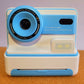 Kids Instant Print Camera - Creative Drawing & Photo Fun with Thermal Printing(Blue+32GB memory card)