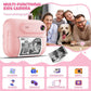 Kids Multi-Functional Camera Toy - Instant B&W Printing & Creative Stickers(yellow)