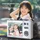 Glitter Sand Design 64MP HD Digital Camera with LED Fill Light & Auto Focus(pink)