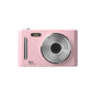 50MP HD Digital Camera with 8X Zoom & Dual Lens System(pink)