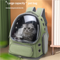 Spacious Pet Carrier with Ventilation System & Water-Resistant Design(khaki)