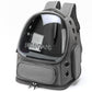 Spacious Pet Carrier with Ventilation System & Water-Resistant Design(grey)