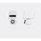 Mini Robot Style Bluetooth Speaker - Portable, 8-9 Hr Playtime, Built-in Mic & Lanyard(White)