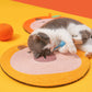 Fruit-Themed Capybara Cat Scratching Pad - Sisal Rope, EVA Non-Slip Backing, Hanging or Floor Use(yellow)