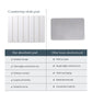 Folding Diatomaceous Earth Countertop Drain Mat - Quick Dry, Non-Slip & Easy Clean Absorbent Pad(dark grey)