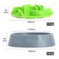 Slow Feeder Dog Bowl Set - Anti-Choke Puzzle Feeder Insert & Bowl for Healthy Eating Habits(cyan)