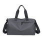 Large Capacity Travel Duffel Bag with Shoe Compartment & Wet Pocket - Multi-Purpose Gym & Weekend Bag(Grey)