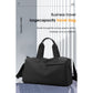 Large Capacity Travel Duffel Bag with Shoe Compartment & Wet Pocket - Multi-Purpose Gym & Weekend Bag(Grey)