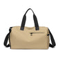 Large Capacity Travel Duffel Bag with Shoe Compartment & Wet Pocket - Multi-Purpose Gym & Weekend Bag(Khaki)