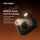 Mini Retro Keychain Camera - 48MP Photos, 1080P HD Video with Built-in Filters & Flash(Khaki Brown)