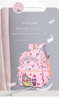 Kids Cartoon Character 3-Piece Backpack Set - Lightweight School Bag with Lunch Bag & Pencil Case(Purple)