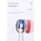 Portable UVC Toothbrush Sterilizer Case - 5-Minute Automatic Sanitizer, USB-C Rechargeable(blue)