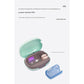 Portable UVC Toothbrush Sterilizer Case - 5-Minute Automatic Sanitizer, USB-C Rechargeable(green)