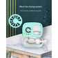 Portable UVC Toothbrush Sterilizer Case with Drying Fan - USB-C Rechargeable, 5-Minute Fast Disinfection(blue)