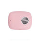 Portable UVC Toothbrush Sterilizer Case with Drying Fan - USB-C Rechargeable, 5-Minute Fast Disinfection(pink)