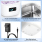 Professional Ultrasonic Cleaner with UV Light - 45000Hz for Dentures, Retainers, Jewelry & More(black)