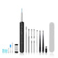 Smart Visual Ear Cleaner with HD WiFi Camera - Gentle Silicone Tips, USB-C Rechargeable Otoscope for Safe Ear Wax Removal(Black Premium Edition)