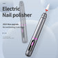 Professional Electric Nail Drill Pen Kit - 3-Speed, Bidirectional, Rechargeable Manicure & Pedicure Tool(Silver Gray)