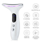 Multi-Function Neck & Face Beauty Device - 4-in-1 LED Light Therapy, EMS Lifting & Anti-Wrinkle Massager(White)