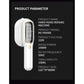 Portable Handheld Garment Steamer & Mini Iron - Smart Temperature Control, Rapid Heating & Powerful Steam for All Fabrics(White)