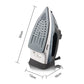 Powerful 2200W Electric Steam Iron with Ceramic Soleplate & Vertical Steam Function(blue)