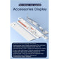 Two Multi-functional Keyboard Cleaning Kit & Ergonomic Wrist Rest with Integrated Storage(White)