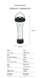 Portable Outdoor Camping Lantern with Tripod Stand, Soft Light Diffuser & USB-C Charging(green)