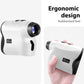 Long Range Laser Rangefinder - 5-500 Yards, Pinpoint Accuracy, Ergonomic Design(White)