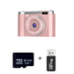 4K Ultra HD Digital Camera - 75MP, 2.8-inch Rotatable Screen, Auto Focus & Built-in Flash(pink)